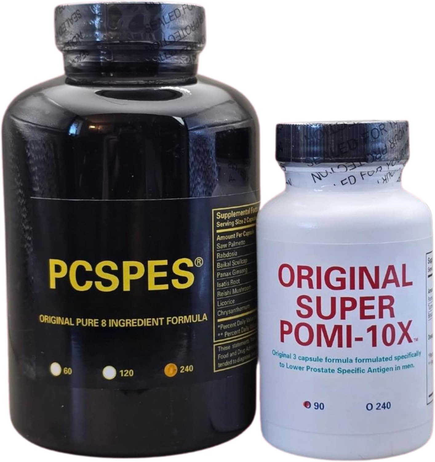 330 Count PCSPES Super POMI 10X Prostate Supplements for Men - Promotes Healthy PSA Levels, Improved Bladder Control, and Decreased Urination Frequency - Non-GMO, Gluten-Free, Soy-Free