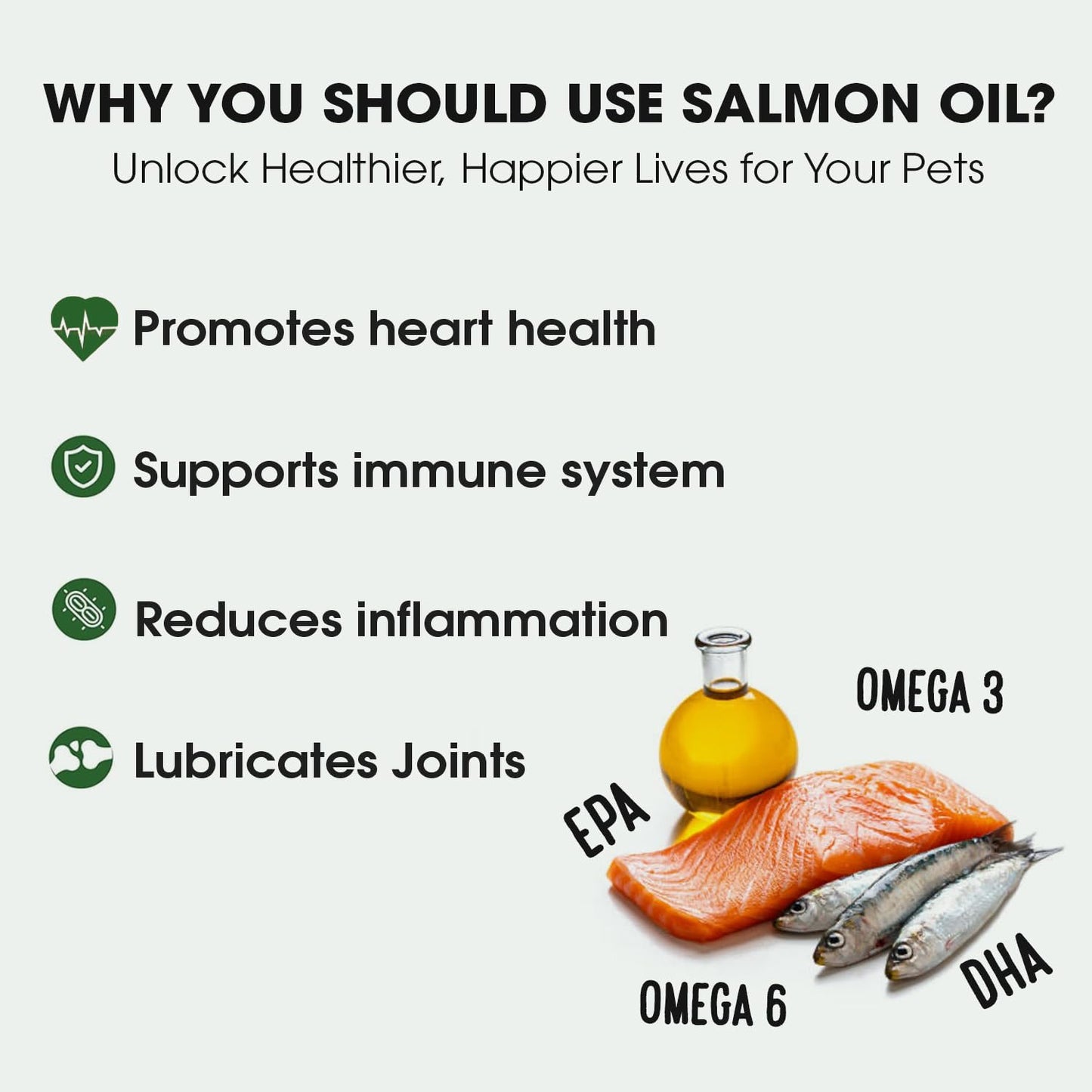 33oz Iceland Pure Wild Alaskan Salmon Oil for Dogs & Cats, Omega-3 Liquid Supplement, Boosts Immune System & Heart Health