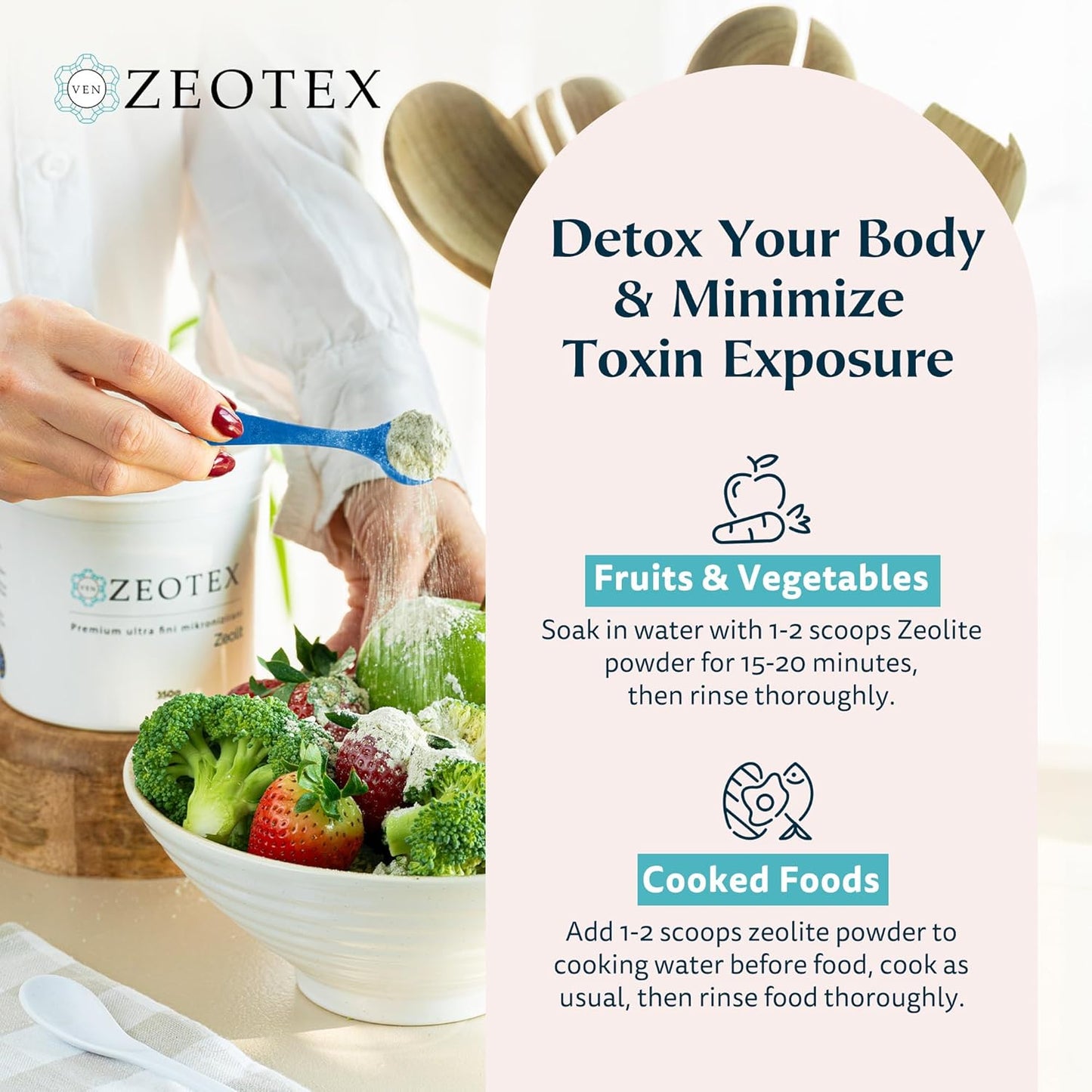 350g Nano Zeolite Powder for Full Body Detox Cleanse & Toxin Removal
