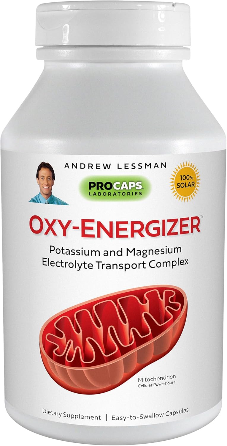 360 Capsules Andrew Lessman Oxy-Energizer - Potassium-Magnesium Electrolyte-Mineral Complex for Cellular Energy Production