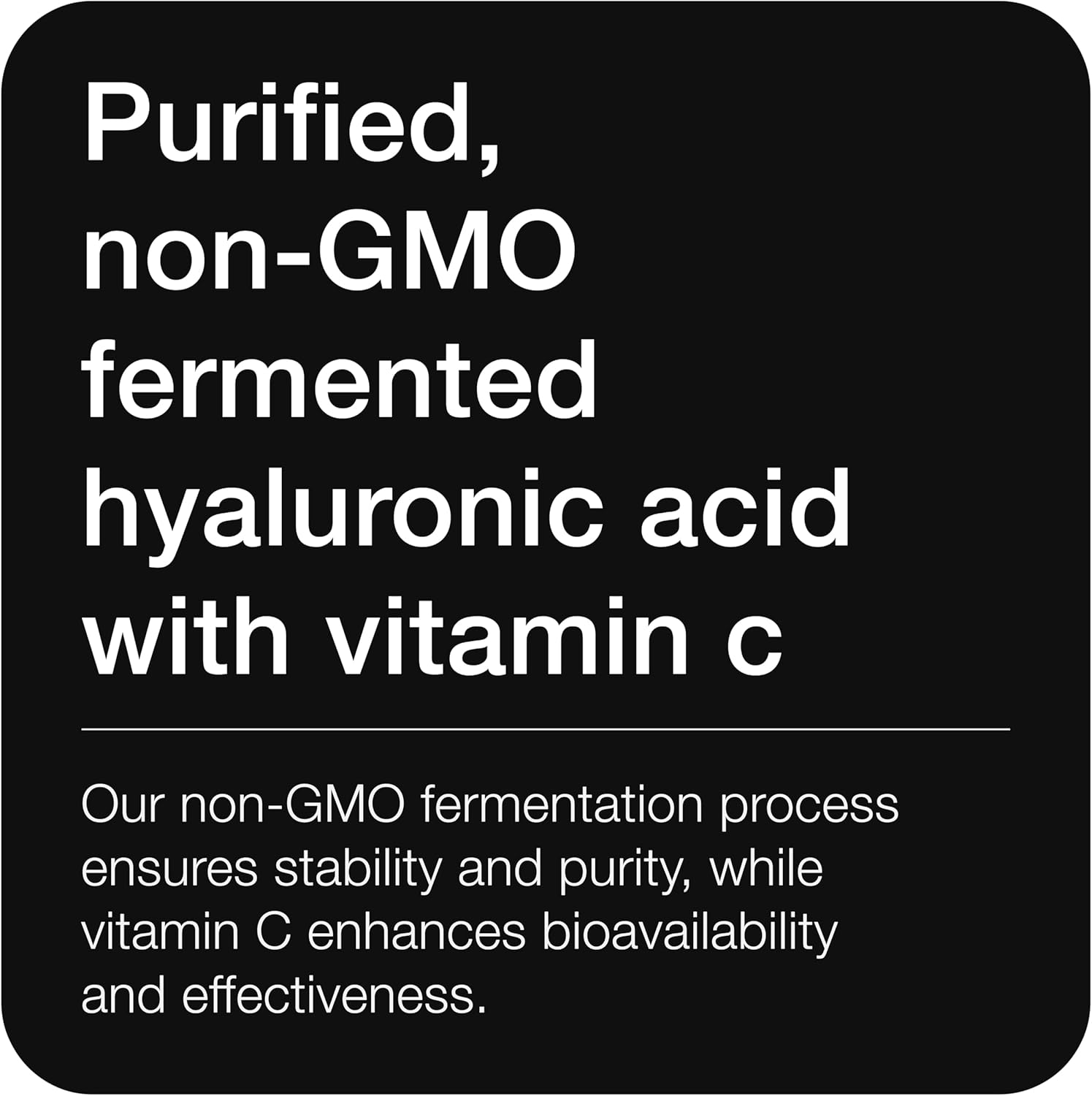 360 Capsules of Toniiq Ultra High Purity Hyaluronic Acid with 95%+ Purification, 275mg Formula, Non-GMO Fermentation, Vitamin C, Highly Bioavailable
