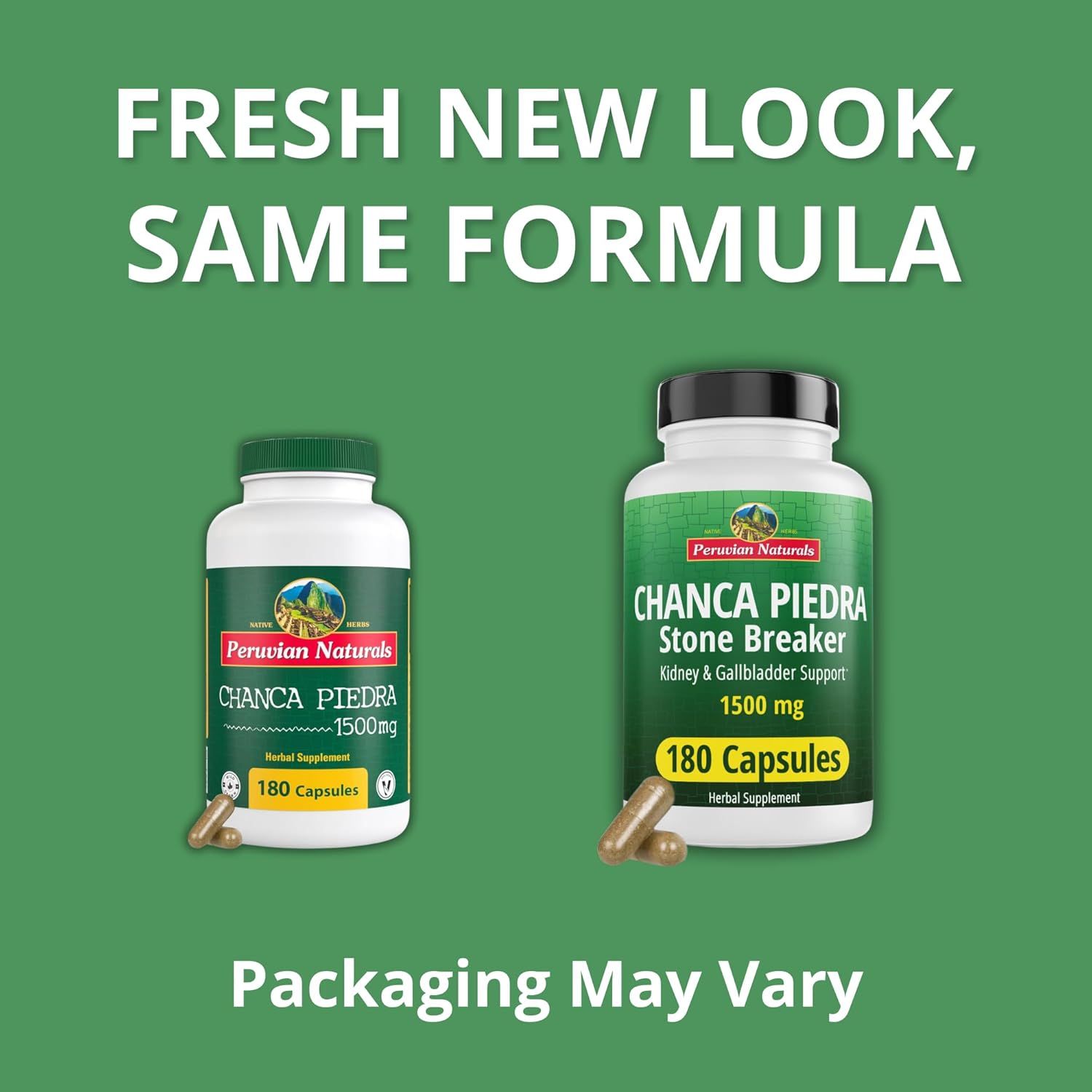 360 Capsules Peruvian Naturals Chanca Piedra Stone Breaker Kidney Cleanse Detox & Repair - All-Natural Vegan Gallbladder Supplements for Kidney Stones