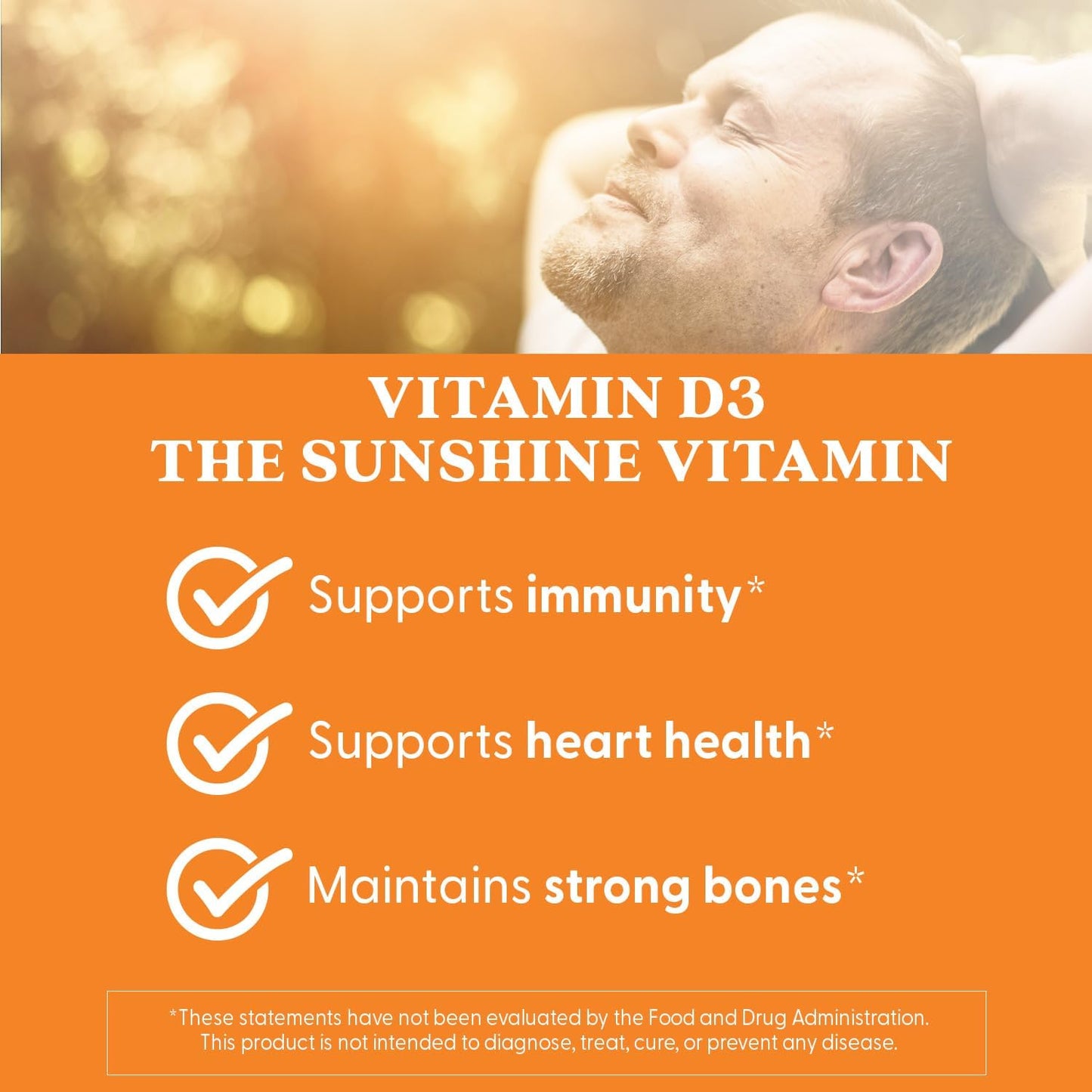 360 Count Doctor's Best Vitamin D3 5,000 IU Capsules for Bone, Teeth, Heart & Immune Health - Non-GMO, Gluten & Soy Free