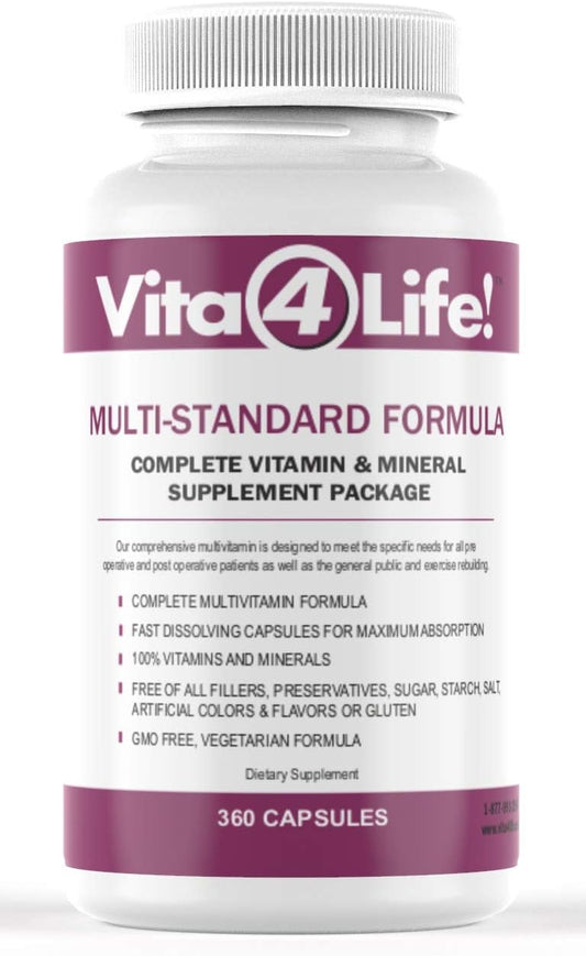 360 Count Vita4Life Bariatric Multi-Standard Formula Multivitamins