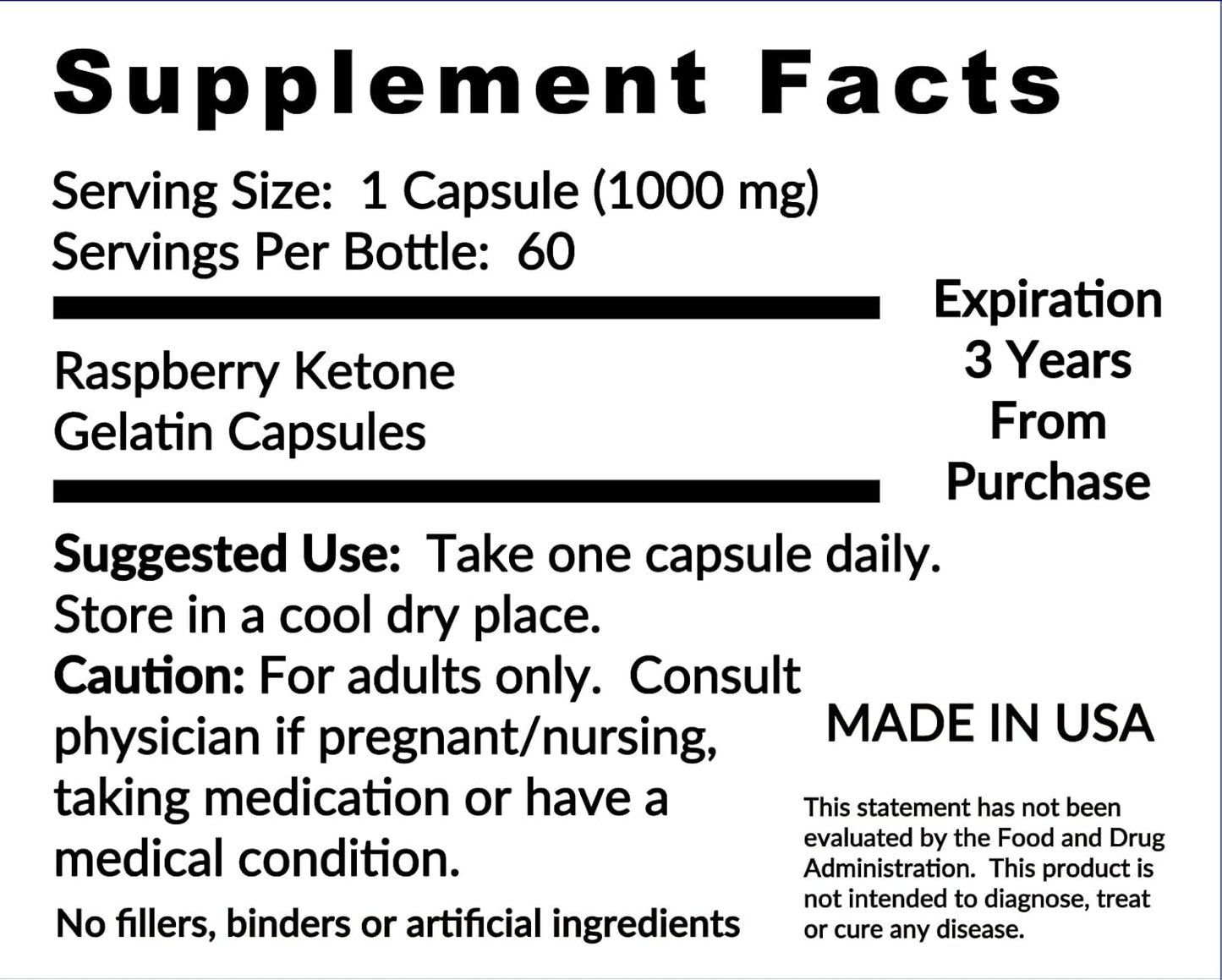 360 Heaven's Gate Raspberry Ketone Capsules - 1000 mg All-Natural Supplement for Active Lifestyle - Vegan, GMO-Free, Gluten-Free - 1 Year Supply