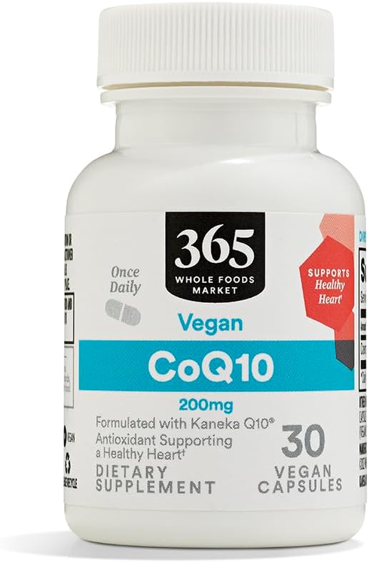 365 by Whole Foods Market CoQ10 200mg Capsules - 30 Count Bottle