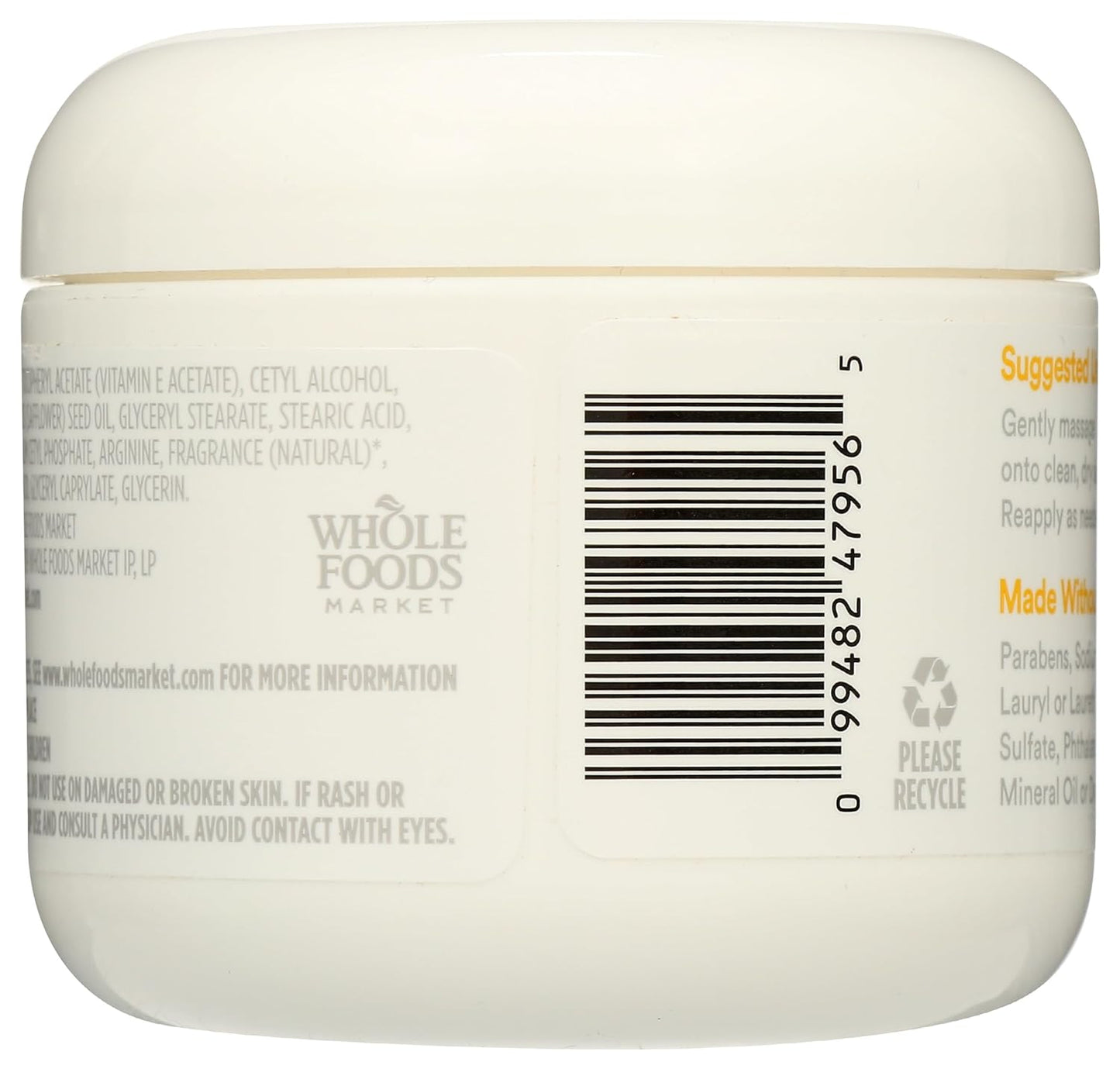 365 by Whole Foods Market, Vitamin E Cream with 28000 IU - 4 oz Jar