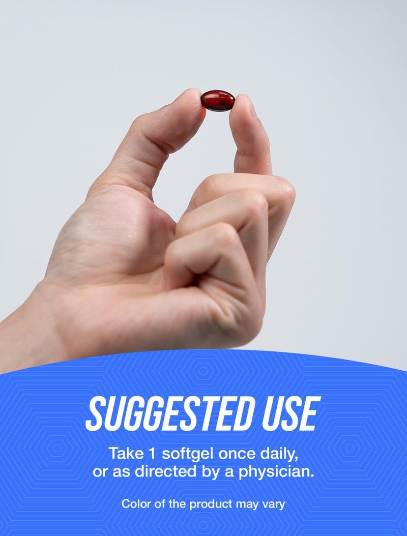 365 Count Folic Acid Softgels - 1700 mcg Vitamin B9 Supplement - Gluten Free Folate - 1 Softgel per Serving