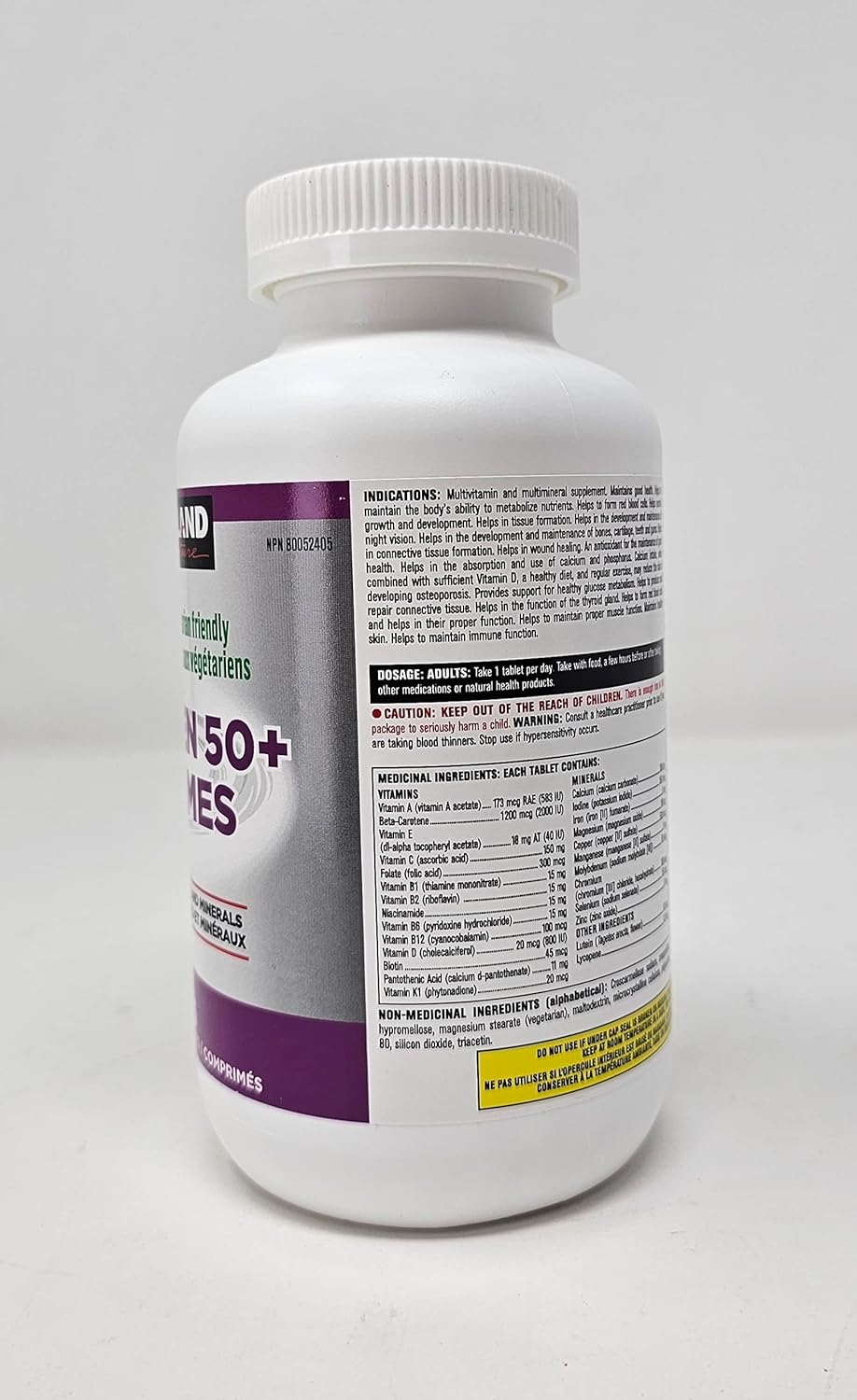 365-Count Kirkland Signature Women's 50+ Multivitamin Tablets for Daily Nutrition