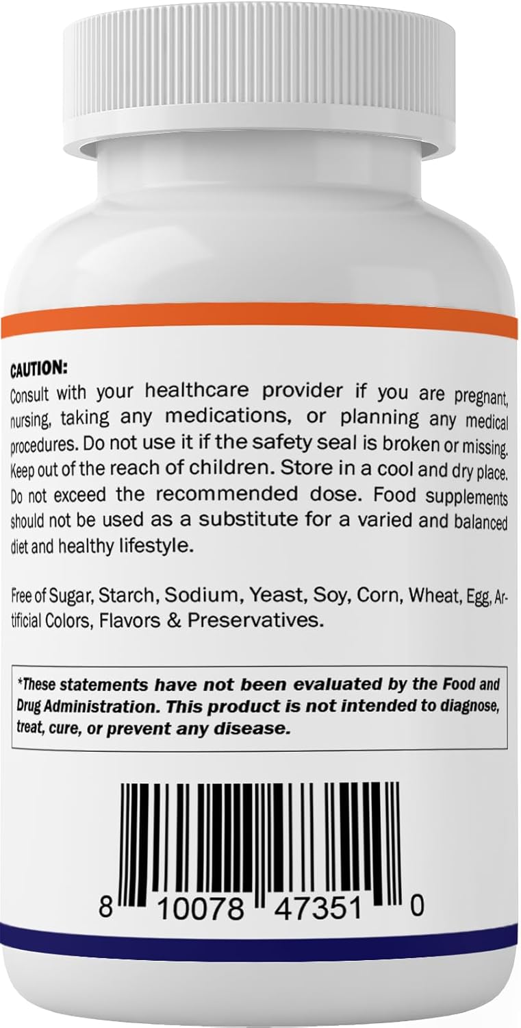 365 Vegan Tablets of Vitamatic Biotin 10,000 mcg for Hair, Skin, and Nails - Vitamin B7 Supplement