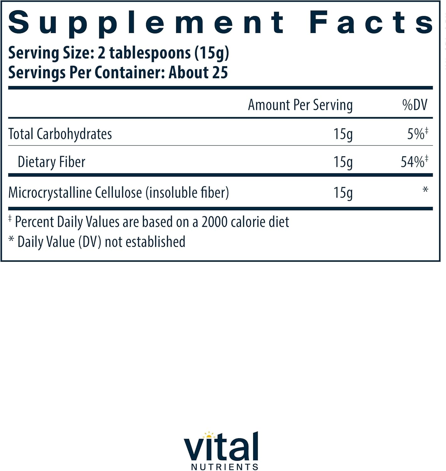 375g Cellulose Insoluble Fiber Powder Capsules for Healthy Bowel Function | Non-GMO Fiber Supplement | Gluten, Dairy, Soy Free