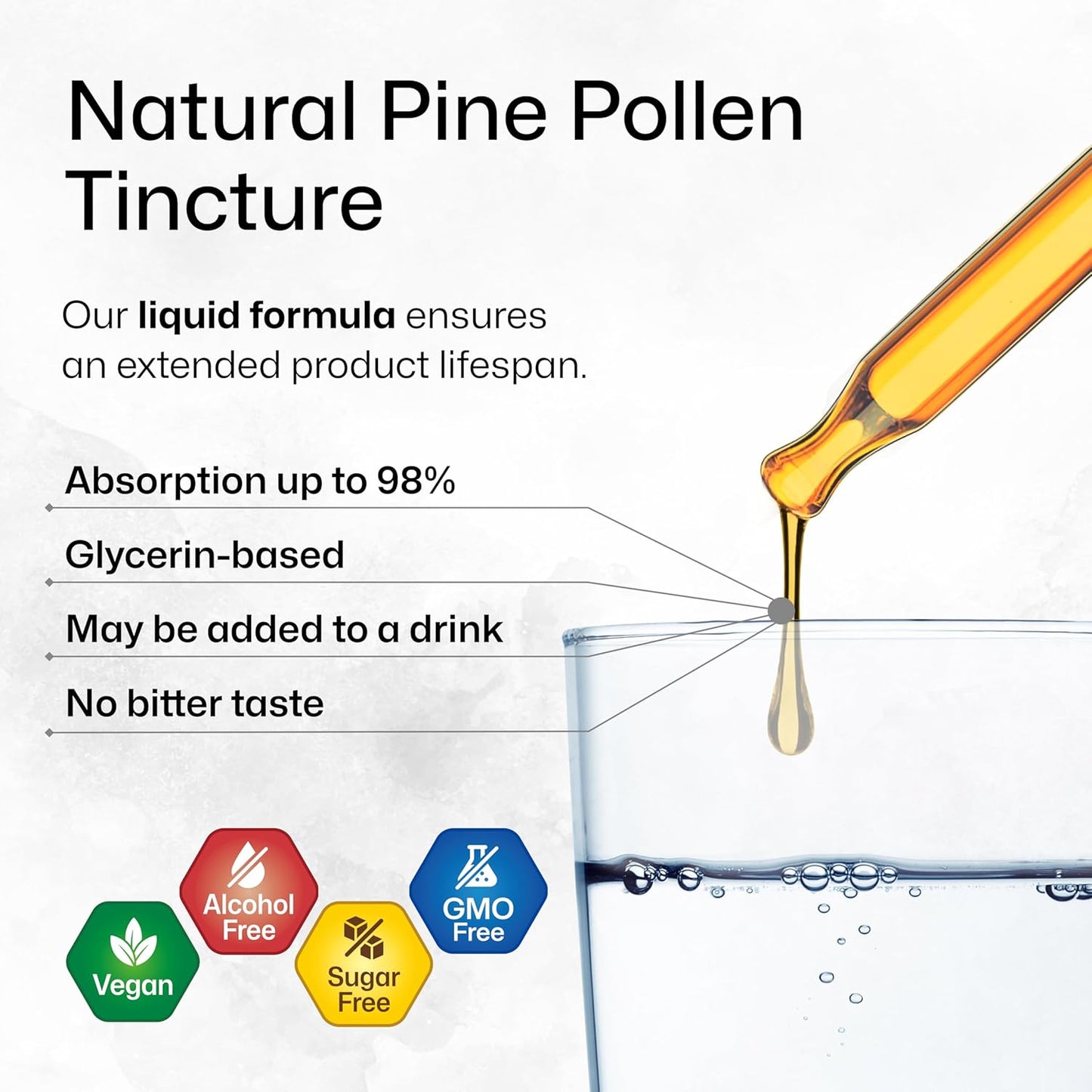 4 Fl. Oz. Pine Pollen and Stinging Nettle Tinctures by BIO KRAUTER