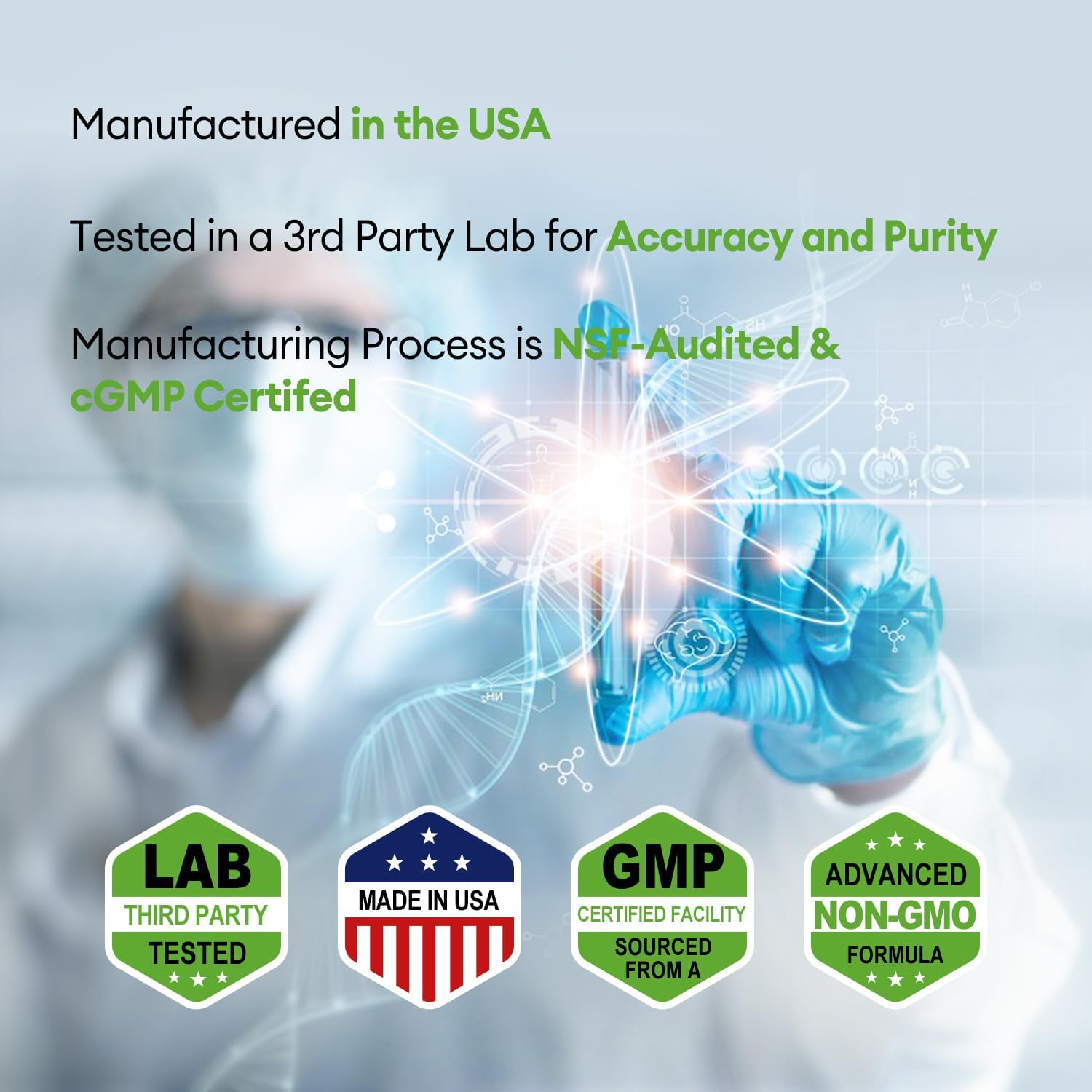 4-in-1 Magnesium Complex Supplement for Muscle, Heart, Stress Relief & Sleep Quality - 300mg - Vegan & Non-GMO - 180 Capsules