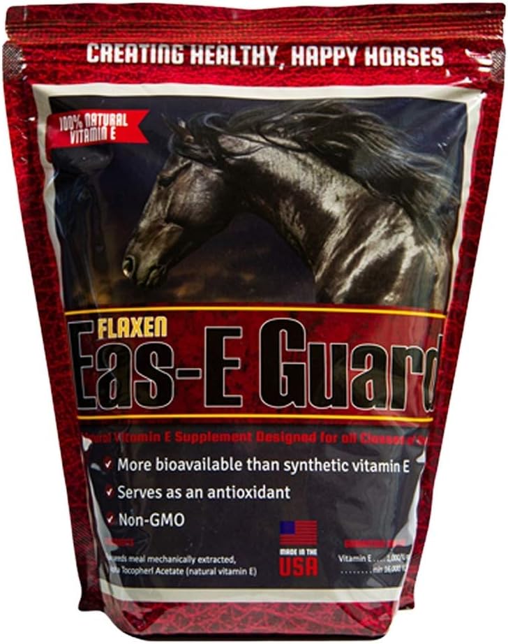 4 lb Horse Guard Flaxen EAS-E Guard Supplement with Natural Vitamin E for Horses - Rich in Antioxidants