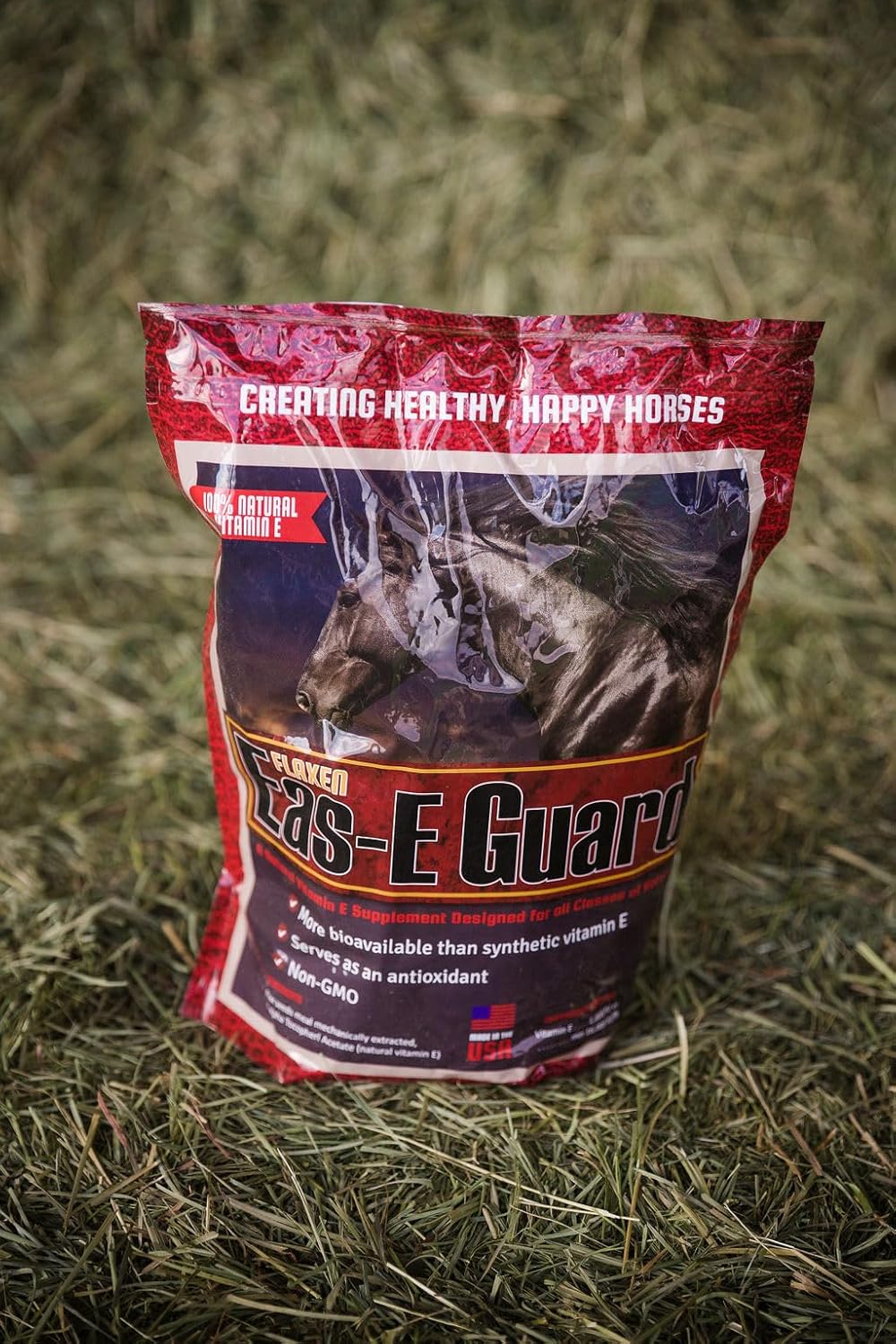 4 lb Horse Guard Flaxen EAS-E Guard Supplement with Natural Vitamin E for Horses - Rich in Antioxidants
