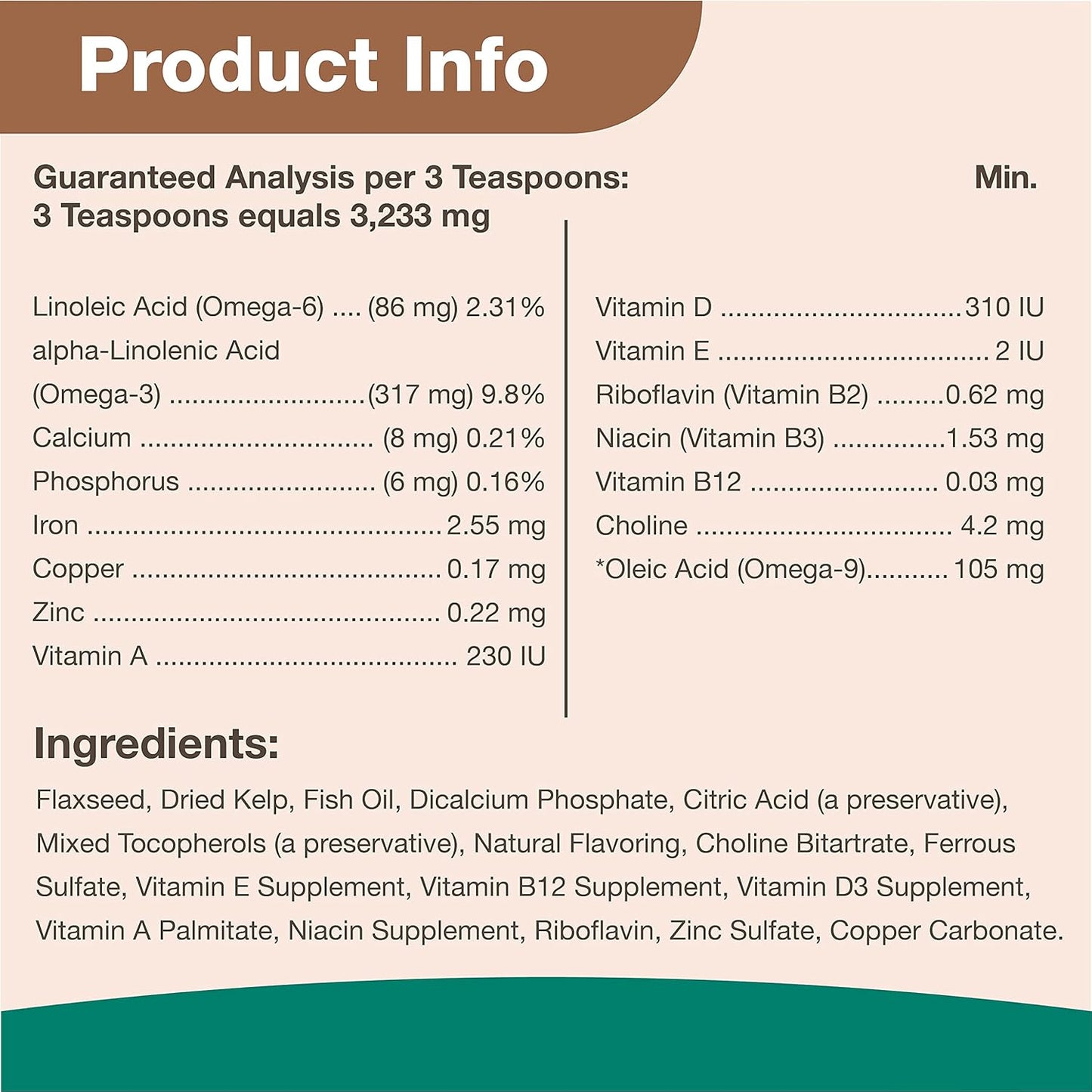 4 lb NaturVet Kelp Help Powder for Pets - Natural Supplement for Healthy Skin and Coat