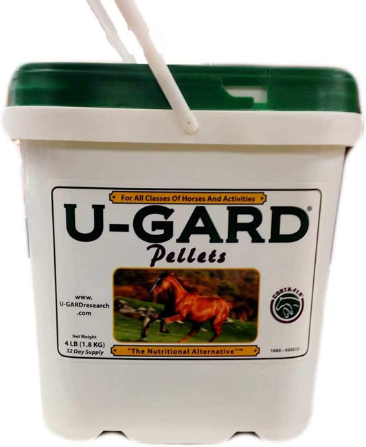 4 lb U-Gard Pellets: Calcium Magnesium Supplement for Horses of All Classes & Activities
