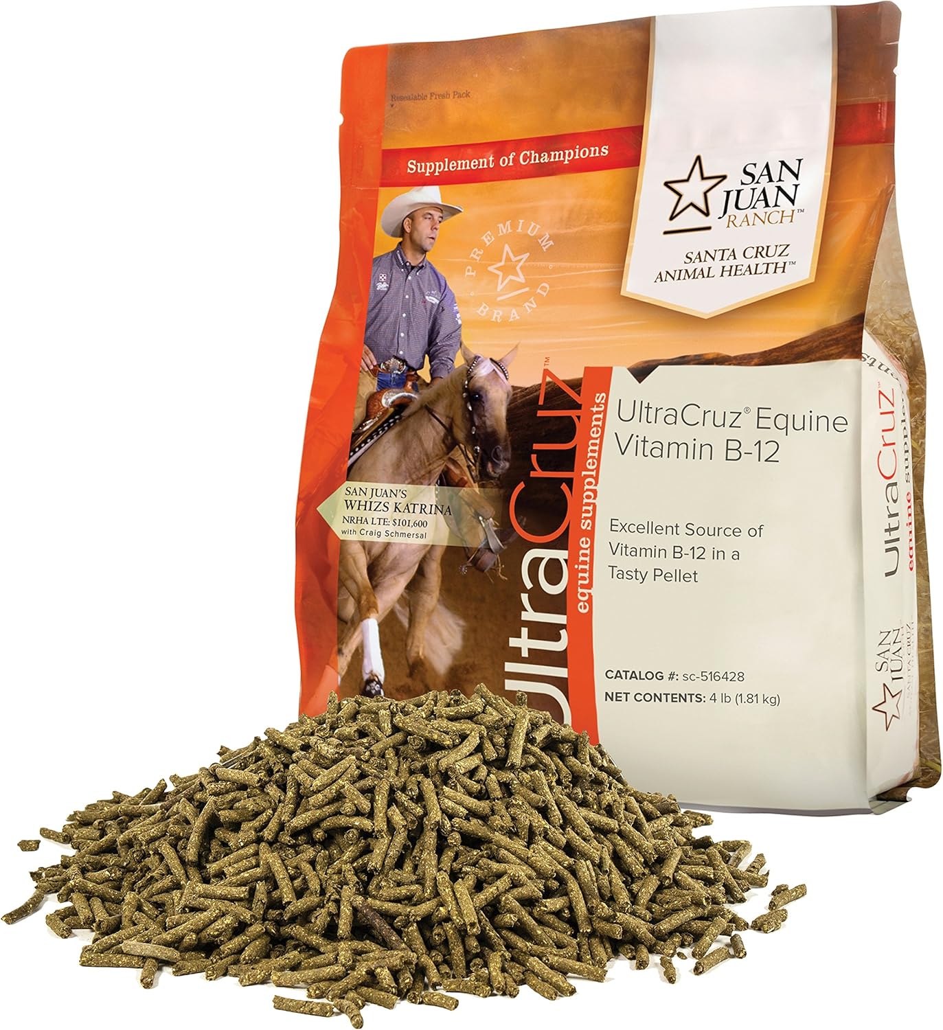 4 lb UltraCruz Equine Vitamin B-12 Supplement for Horses