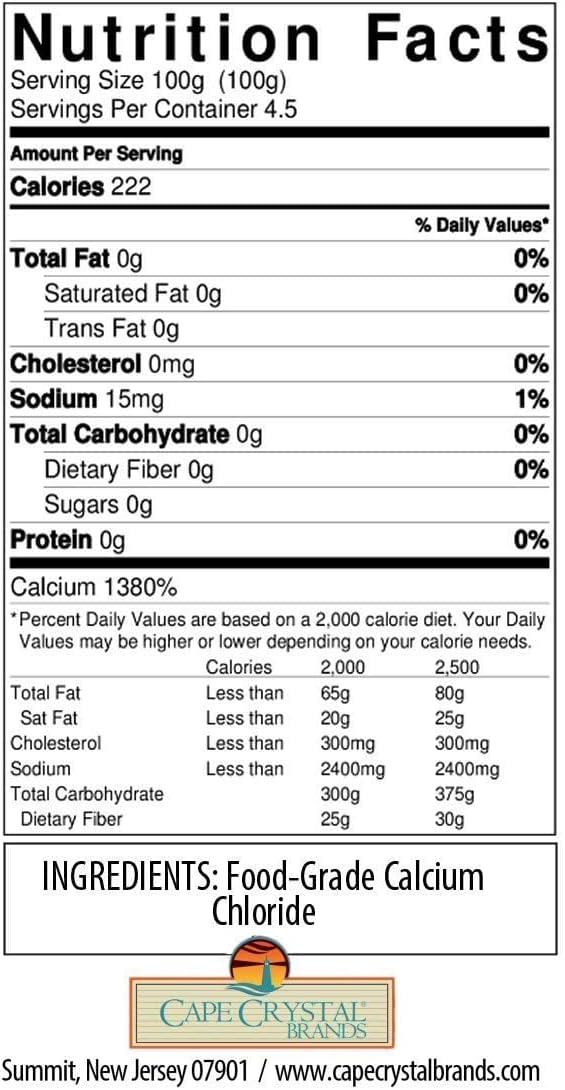 4-Oz Cape Crystal Sodium Alginate and Calcium Chloride Spherification Kit for Molecular Gastronomy Practice