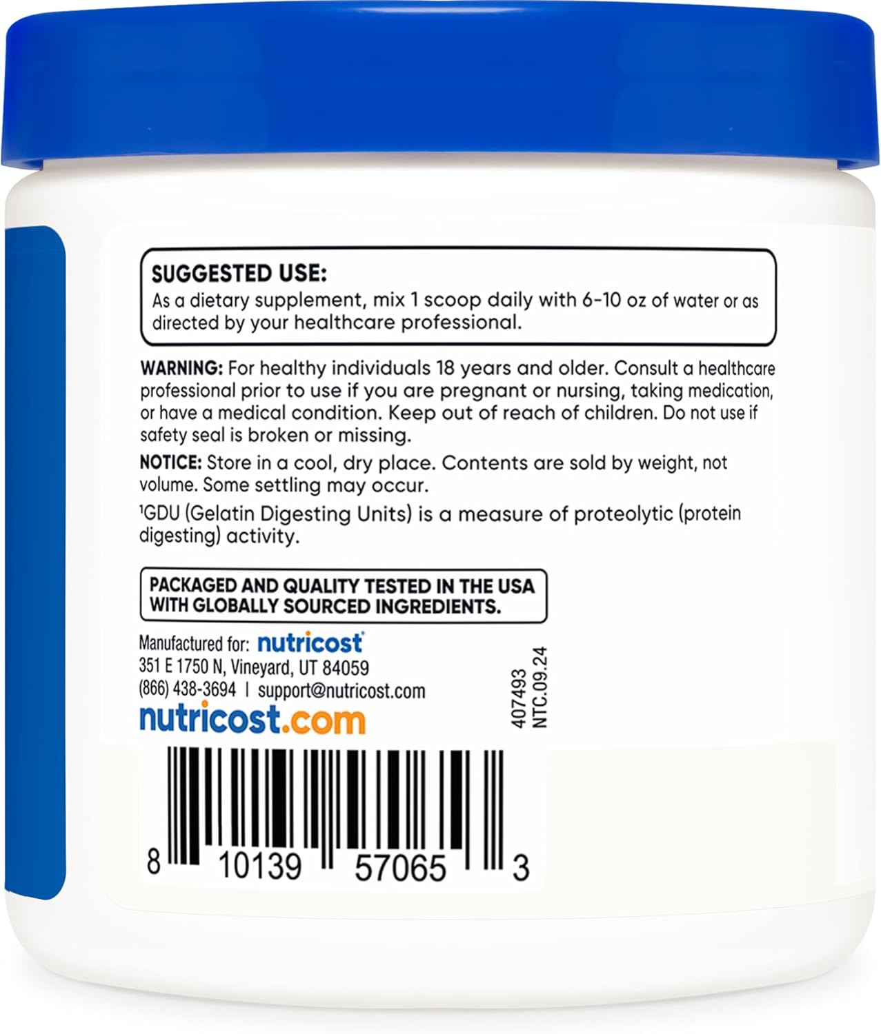 4 OZ Nutricost Bromelain Powder - Non-GMO, Vegetarian, Gluten Free Formula