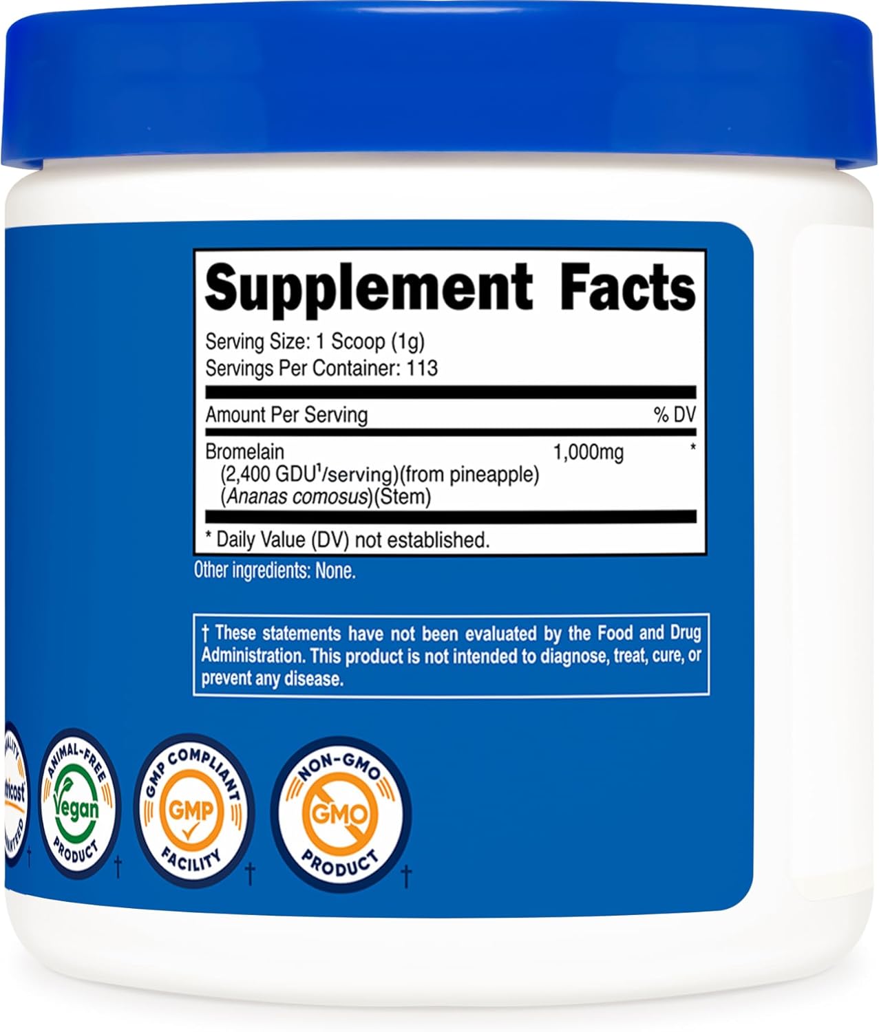 4 OZ Nutricost Bromelain Powder - Non-GMO, Vegetarian, Gluten Free Formula