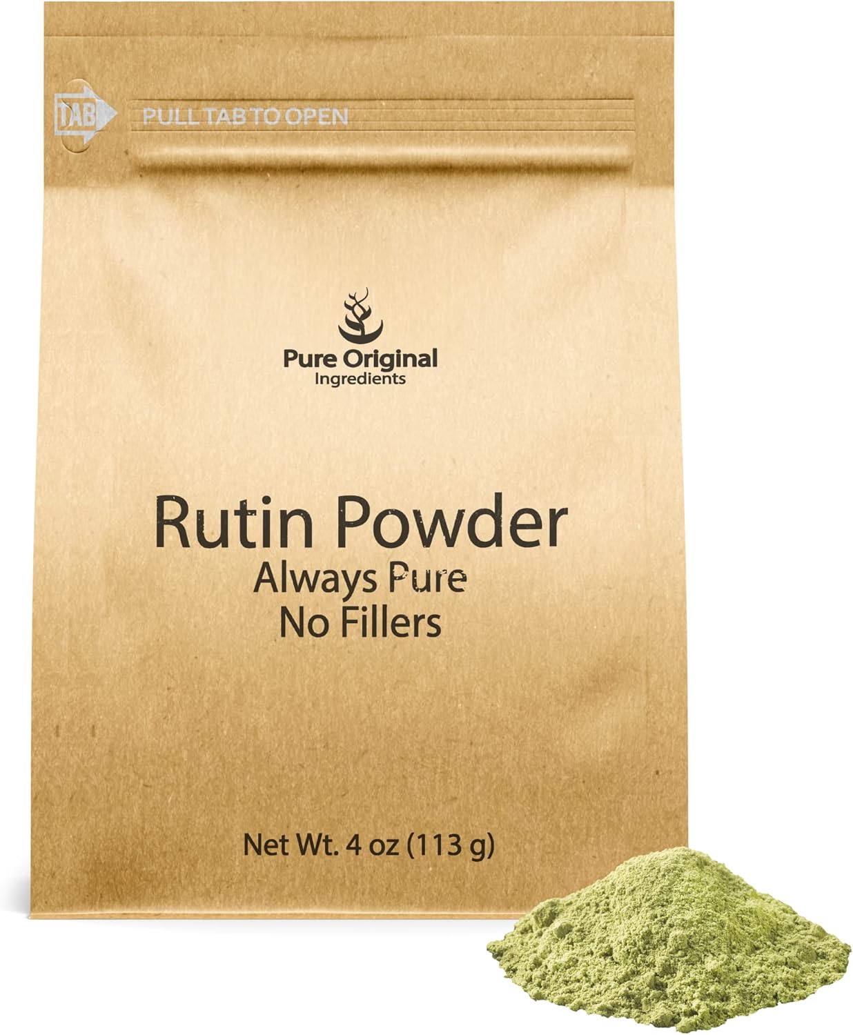 4 oz Rutin Powder - Pure Original Ingredients, Lab Verified, No Additives or Fillers