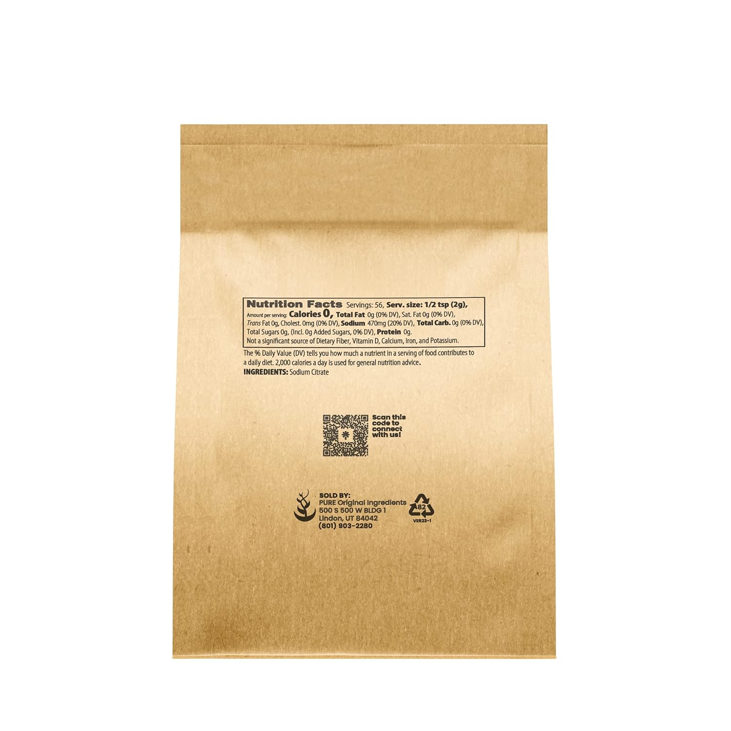 4 oz Sodium Citrate: Pure Original Ingredients for Molecular Gastronomy - Preservative & Emulsifier