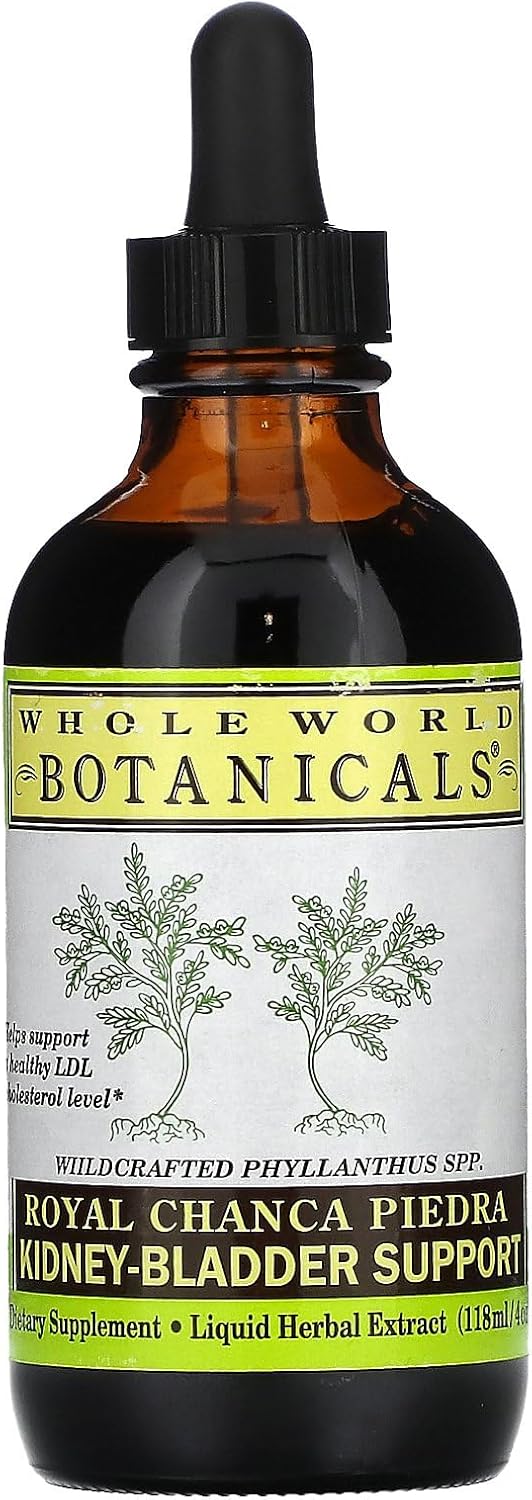 4 oz Whole World Botanicals Royal Chanca Piedra Liquid Extract for Kidney & Bladder Support