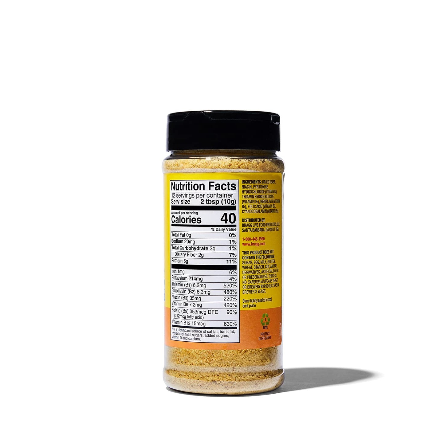 4-Pack of Bragg Nutritional Yeast Seasoning Flakes - Vegan, Gluten Free, Protein & Vitamin-Rich Parmesan Cheese Substitute - Non GMO, 4.5 oz.