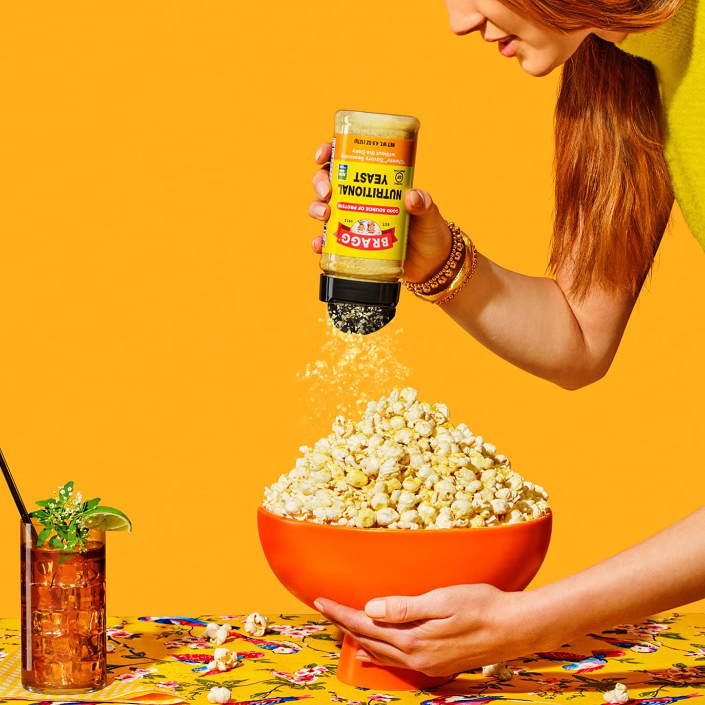 4-Pack of Bragg Nutritional Yeast Seasoning Flakes - Vegan, Gluten Free, Protein & Vitamin-Rich Parmesan Cheese Substitute - Non GMO, 4.5 oz.