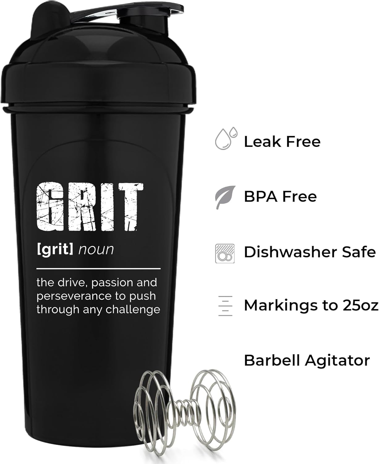 4-Pack Shaker Bottles with Agitator + 5-Pack Protein Funnels Bundle - BPA-Free & Dishwasher Safe, GOMOYO Fitness