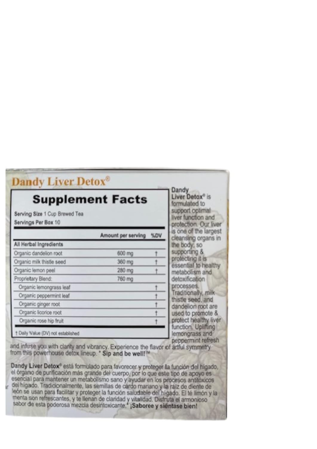 40-Count Herbal Tea Detox Cleanse Kit for Healthy Lifestyle Support