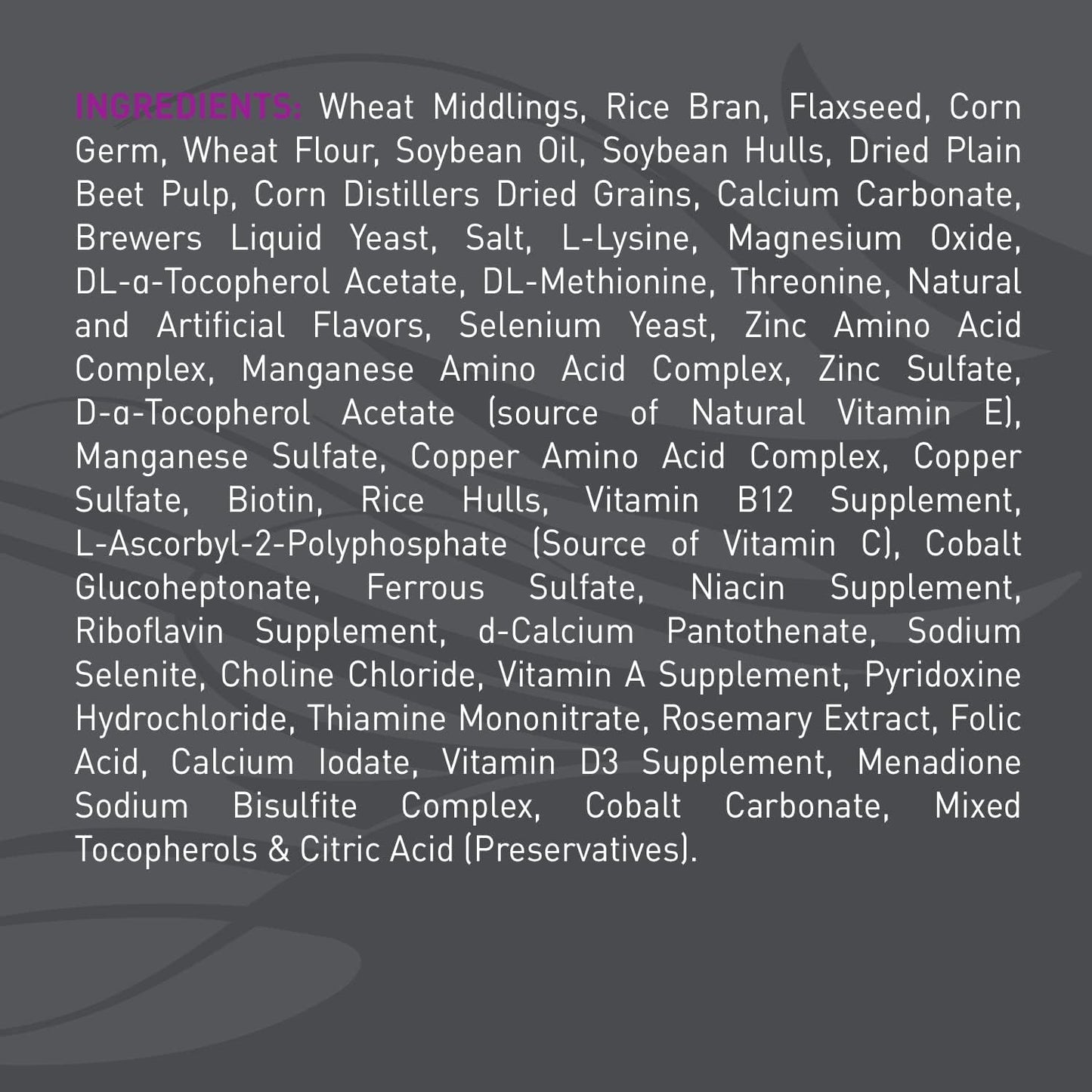 40 lb Bag of Blue Seal Sentinel Care Omegatin Supplement for Horses