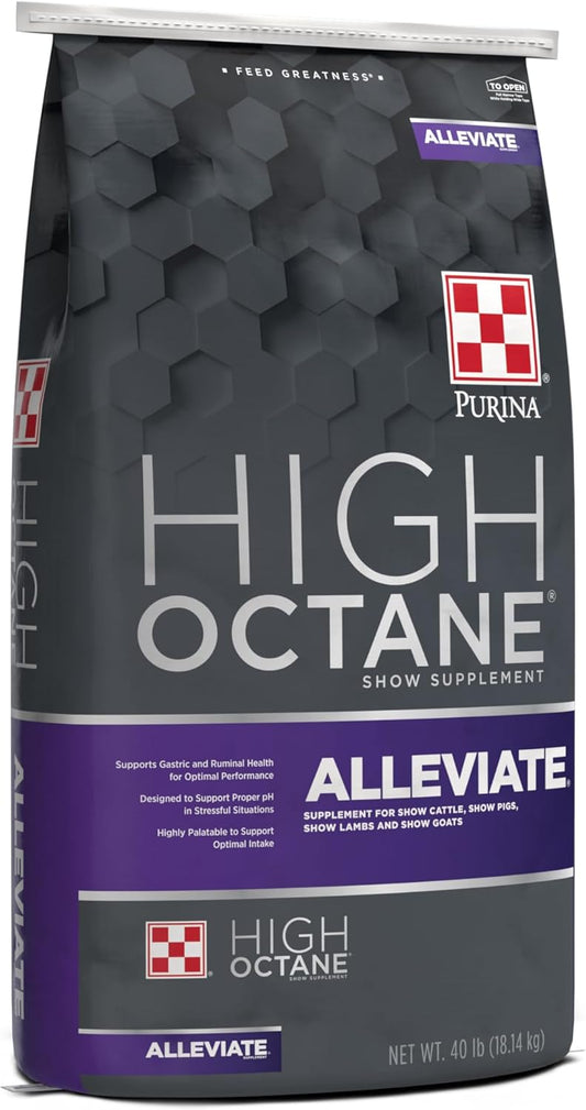 40 lb Purina® High Octane® Alleviate® Gastric Support Supplement - Premium Formula for Digestive Health