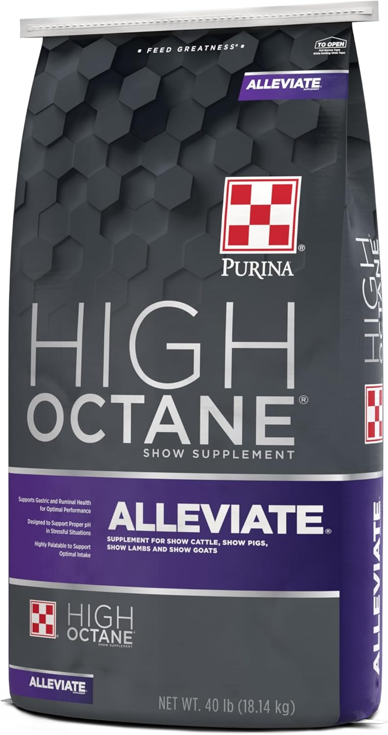 40 lb Purina® High Octane® Alleviate® Gastric Support Supplement - Premium Formula for Digestive Health