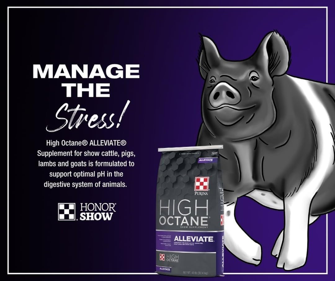 40 lb Purina® High Octane® Alleviate® Gastric Support Supplement - Premium Formula for Digestive Health