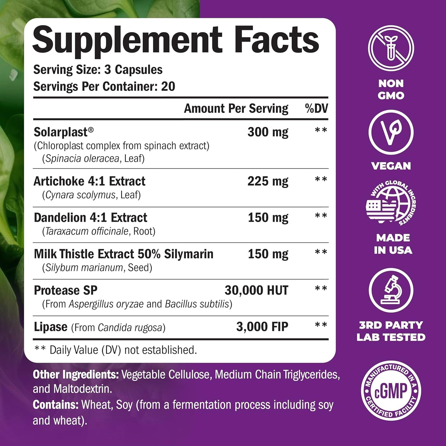 40+ Liver Supplement with Glucosamine, Chondroitin, MSM, Turmeric, Boswellia & Milk Thistle for Joint and Liver Support
