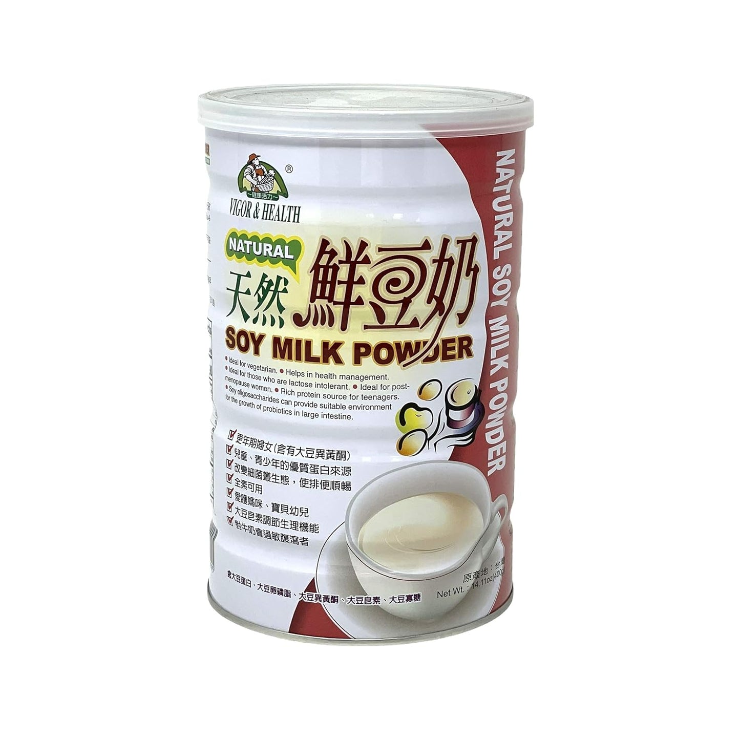 400g Vigor & Health Soy Milk Powder - Natural Plant-Based Protein Supplement