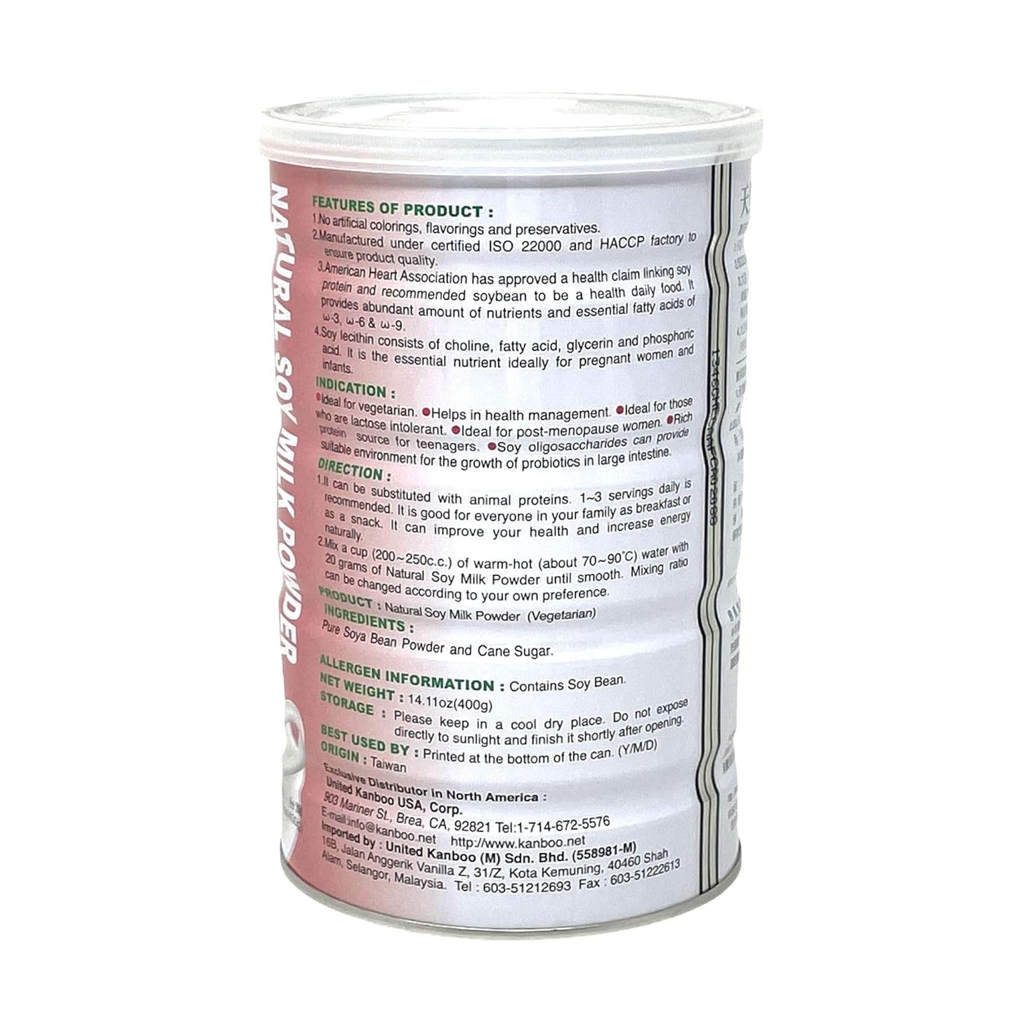 400g Vigor & Health Soy Milk Powder - Natural Plant-Based Protein Supplement