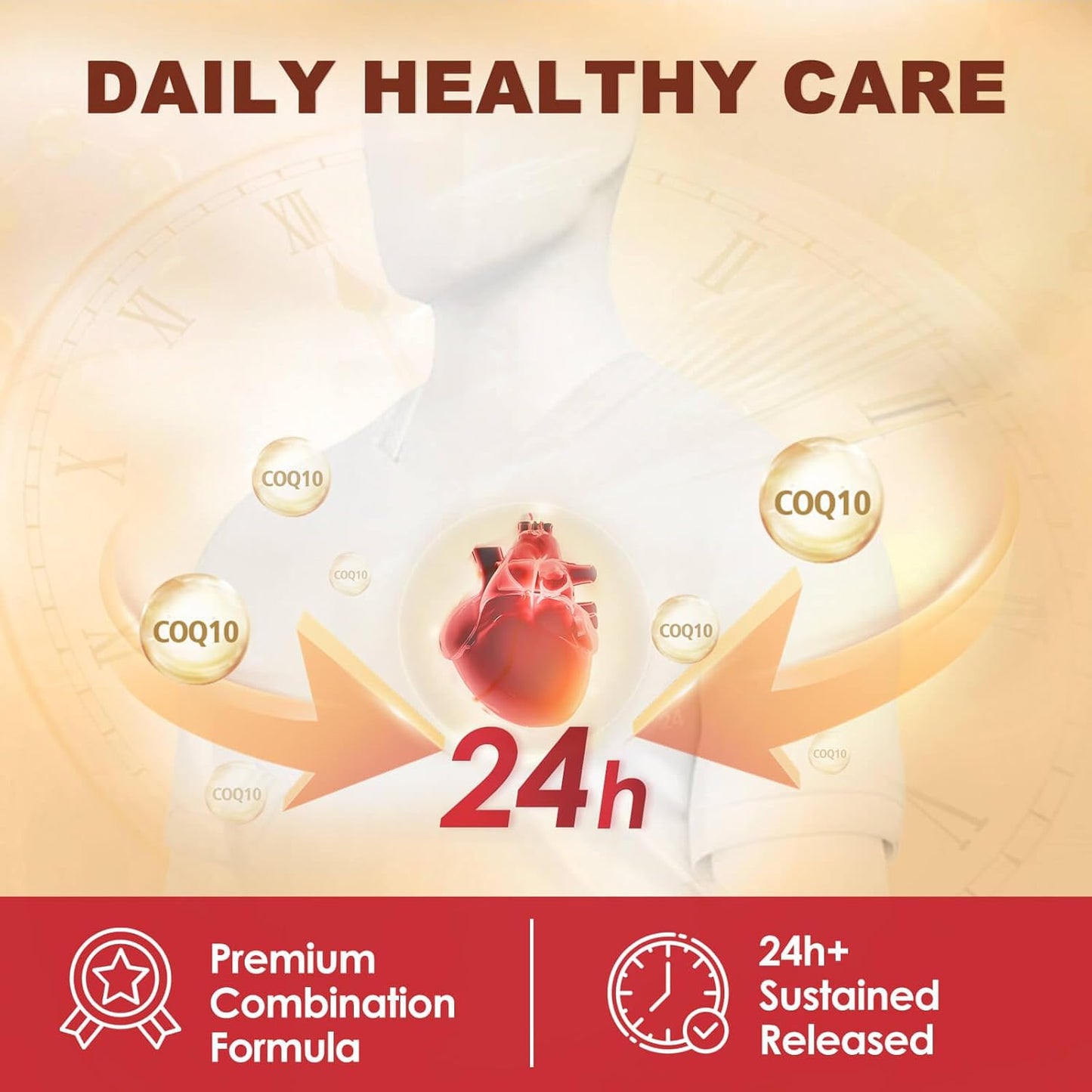 400mg CoQ10 SoftGels with PQQ, Omega 3, and Vitamin E for Heart Health - 120 Servings