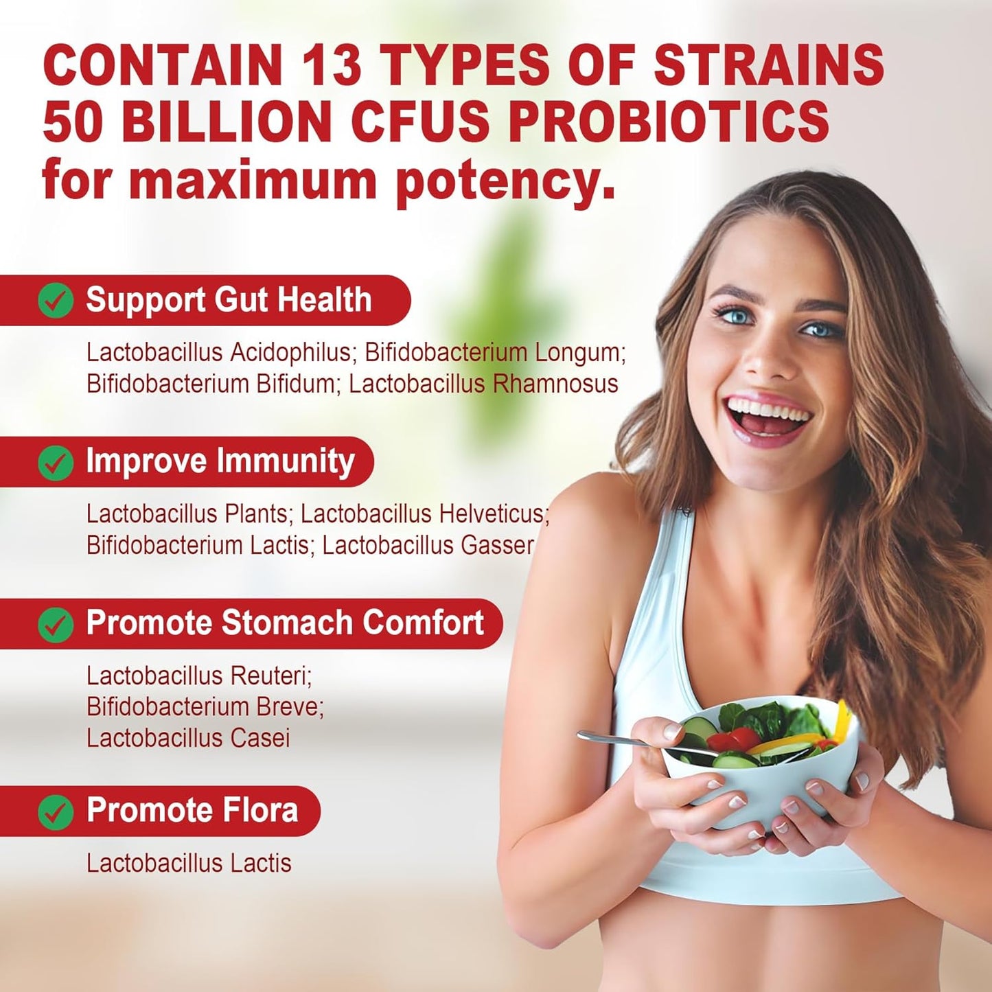 400mg Magnesium Supplements with Sugar Free Probiotics Gummies by NEVISS