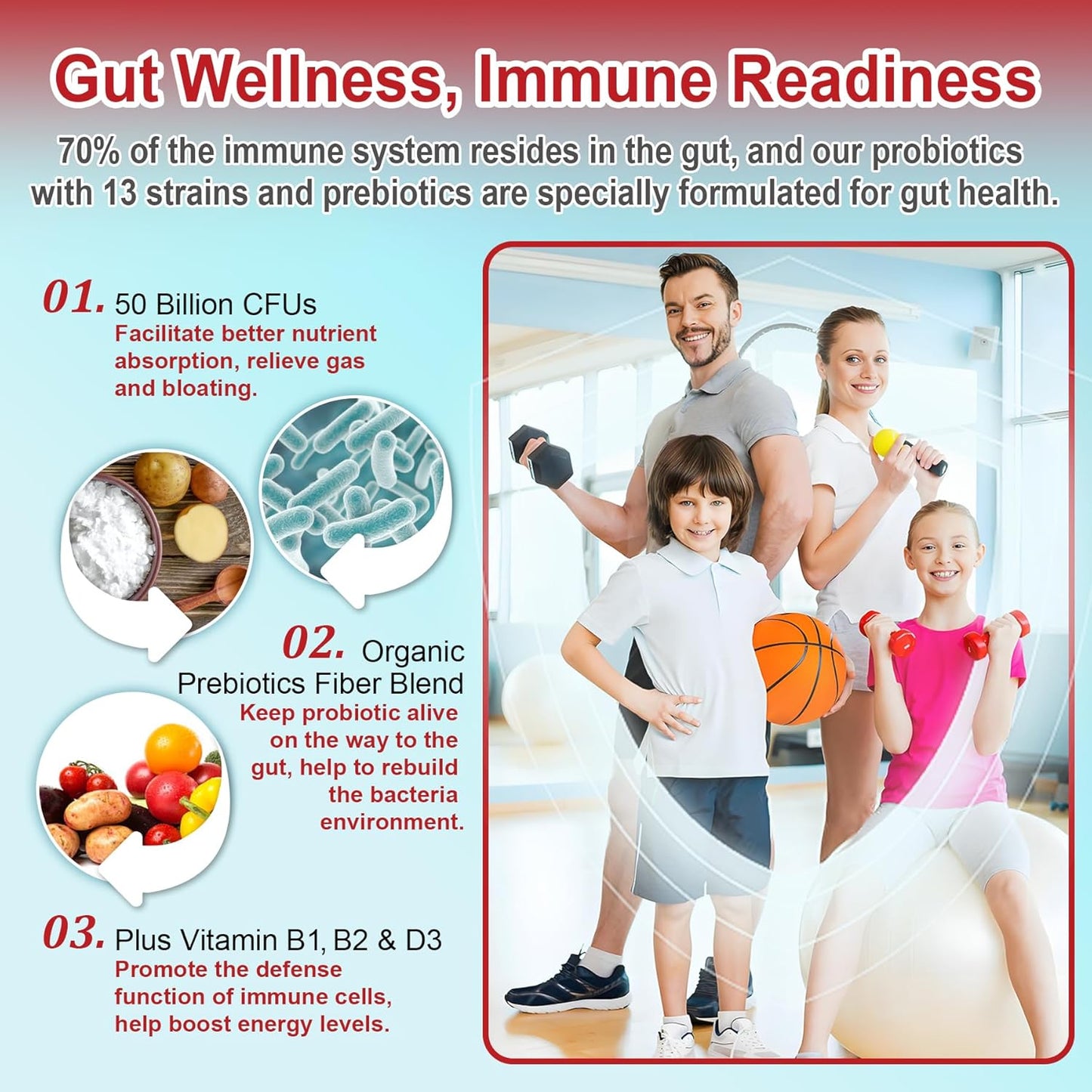 400mg Magnesium Supplements with Sugar Free Probiotics Gummies by NEVISS