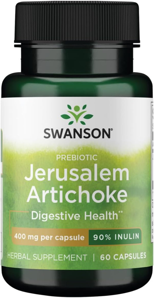 400mg Swanson Full Spectrum Jerusalem Artichoke Capsules - 60 Count