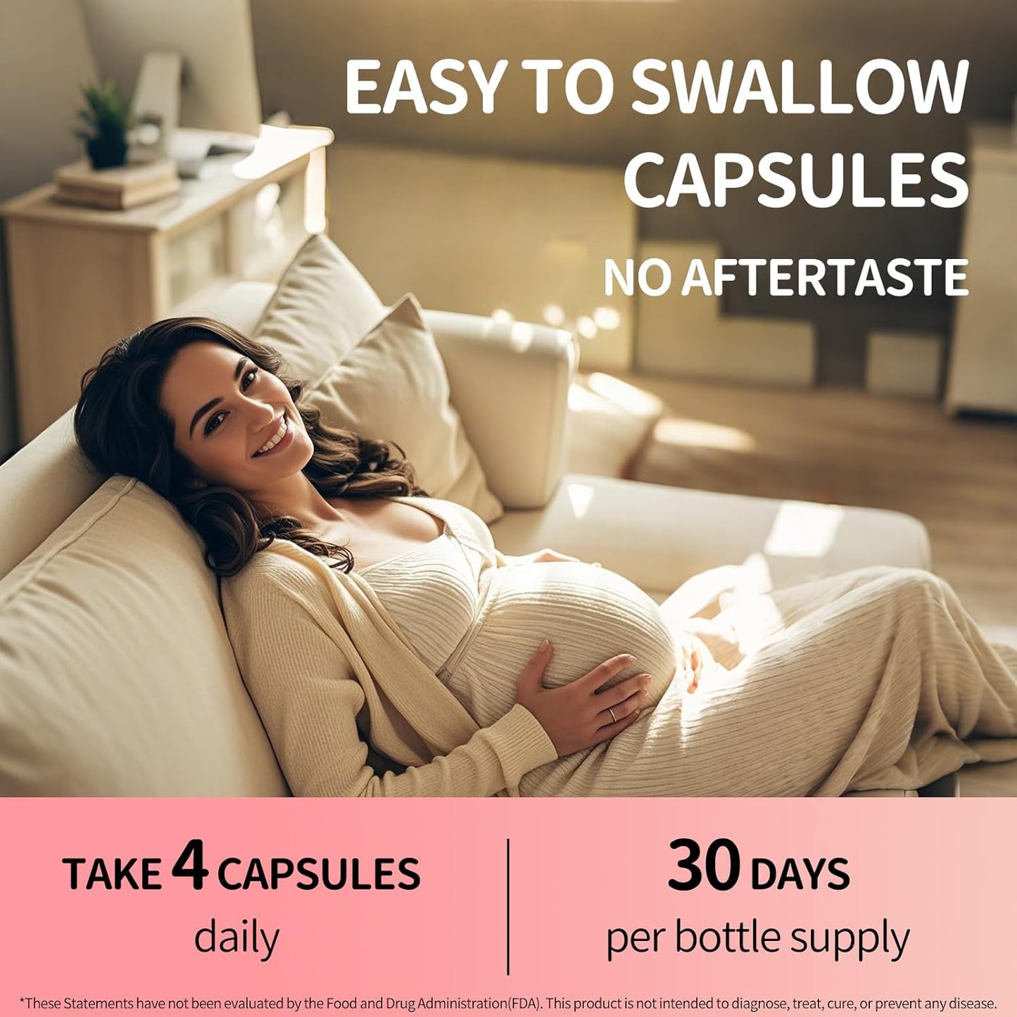 40:1 Ratio Inositol Supplement for Hormonal Balance, Ovarian Function & Cycle Support - 120 Vegan Capsules, Vitamin B8 - 30-Day Supply