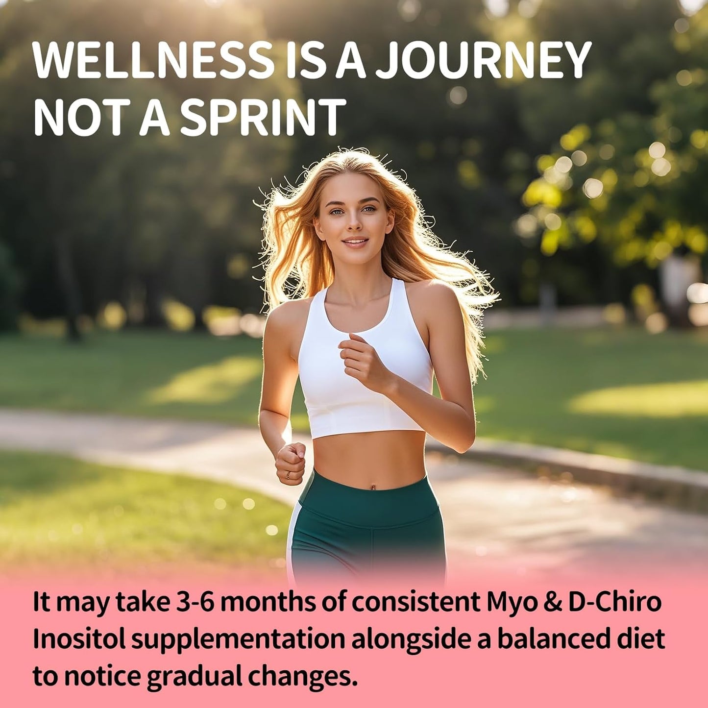 40:1 Ratio Inositol Supplement for Hormonal Balance, Ovarian Function & Cycle Support - 120 Vegan Capsules, Vitamin B8 - 30-Day Supply