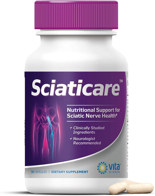 40X Strength Sciaticare Nerve Soothing Supplement with Natural R-ALA for Lower Lumbar Pain
