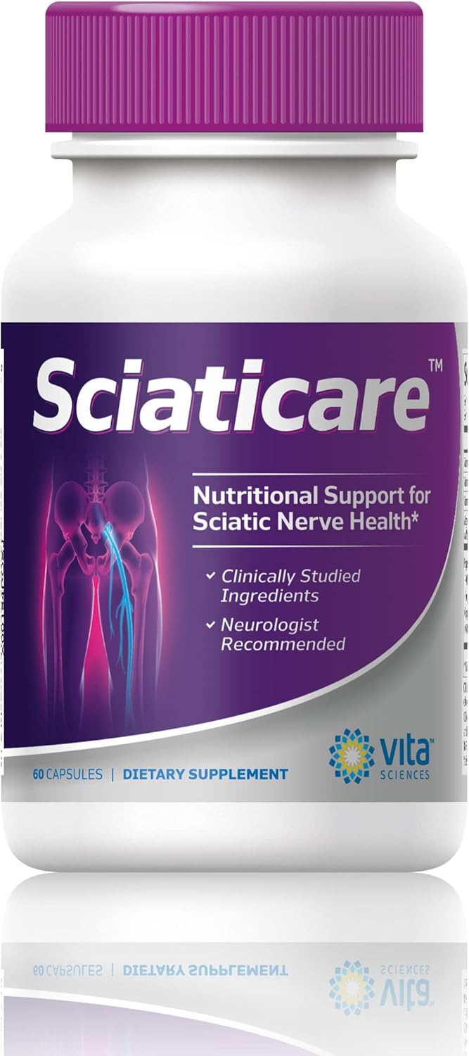40X Strength Sciaticare Nerve Soothing Supplement with Natural R-ALA for Lower Lumbar Pain