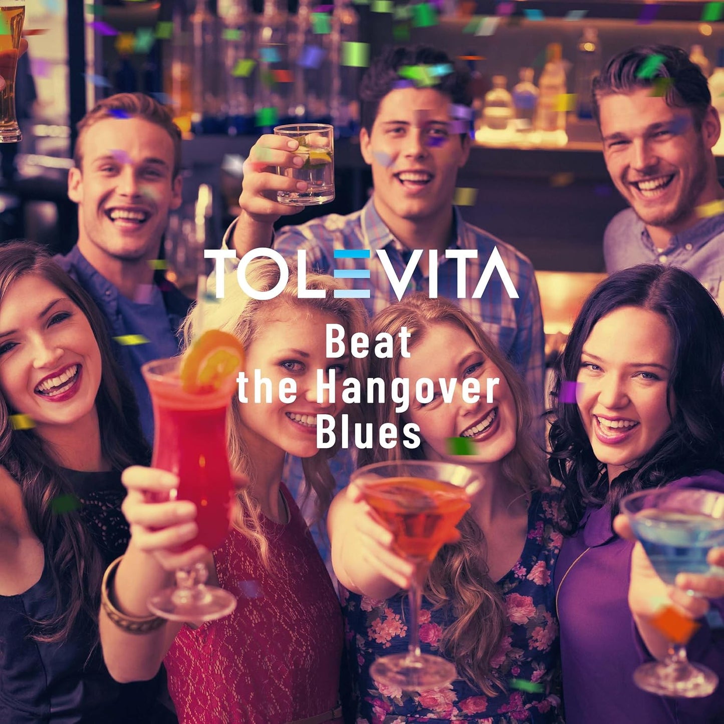 42 Tolevita After-Party Hangover Patches with Vitamin-Infused Recovery Support for Pre-Drinking - Natural Energy Boost & Hydration