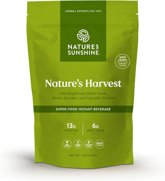 450 Grams Nature's Sunshine Harvest Supplement - Organic Superfood Powder for Immune Support and Energy Boost