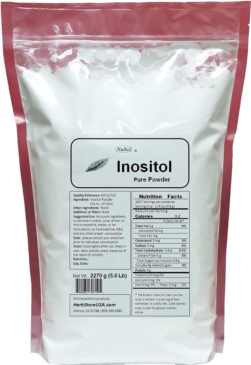 4540g Inositol Bulk Pure Powder Meeting NF12 & FCC Quality Standards